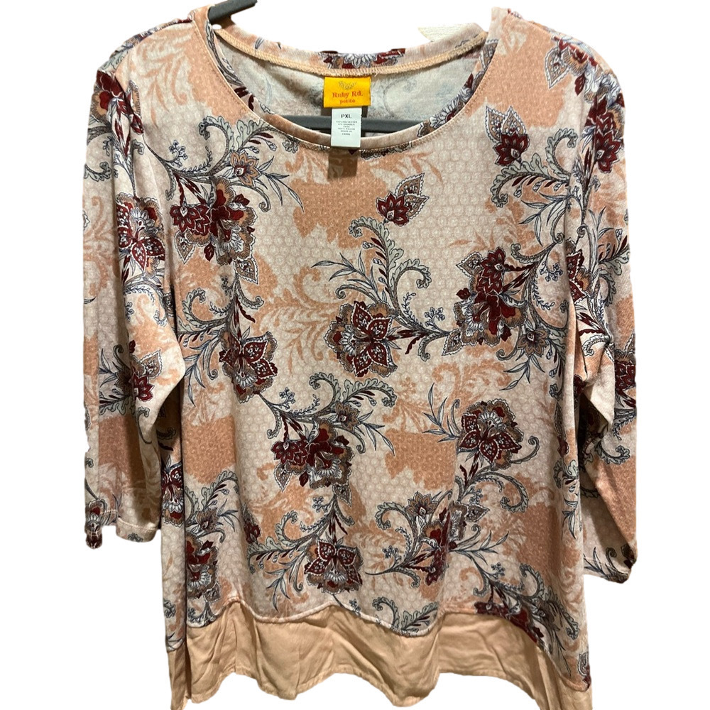 303. WOMENS RUBY RD. XLP DETAIL TOP - Picture 4 of 8